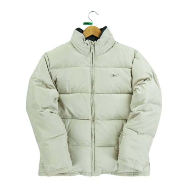 Doudoune femme manches longues beige Reebok Col Montant QWE0400