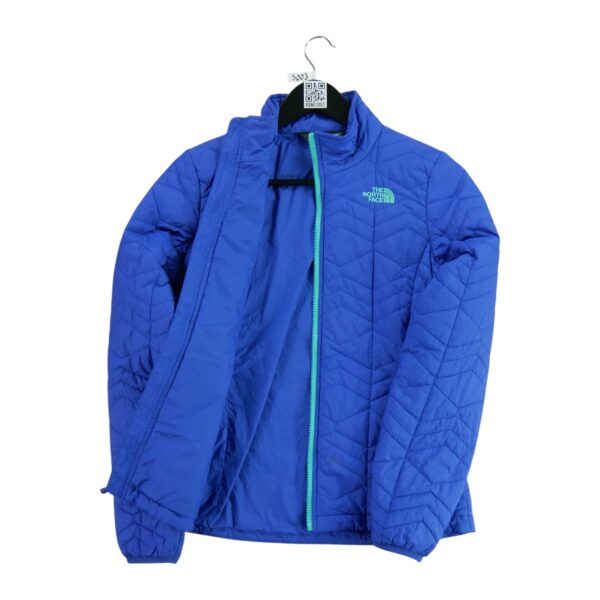 Doudoune femme manches longues bleu The North Face Col Montant QWE3003