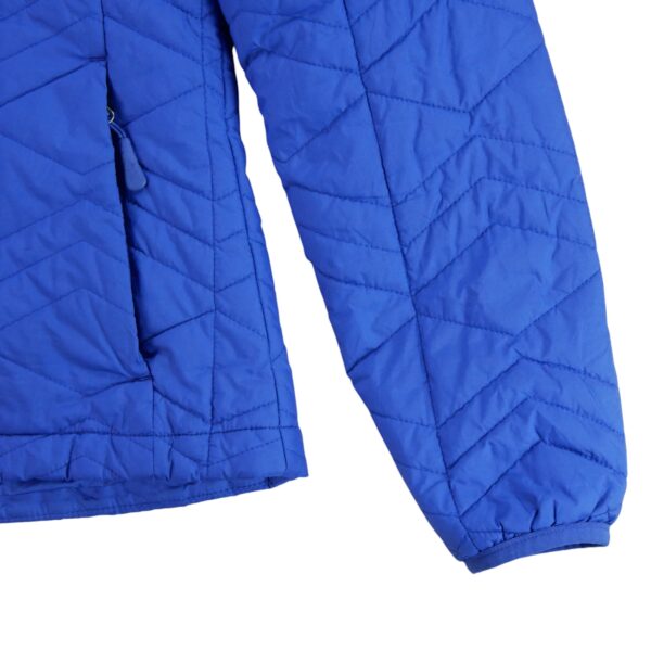Doudoune femme manches longues bleu The North Face Col Montant QWE3003