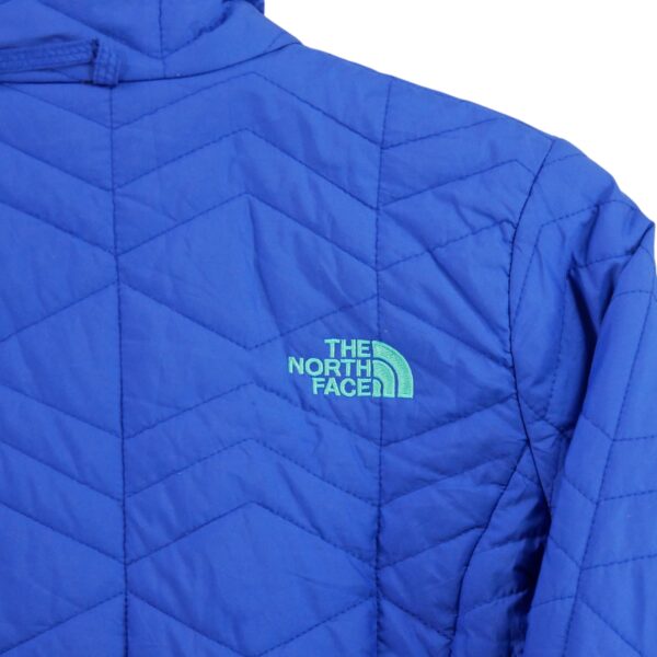 Doudoune femme manches longues bleu The North Face Col Montant QWE3003