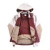 Doudoune femme manches longues rose Patagonia Col Montant QWE2054
