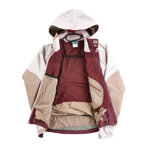 Doudoune femme manches longues rose Patagonia Col Montant QWE2054