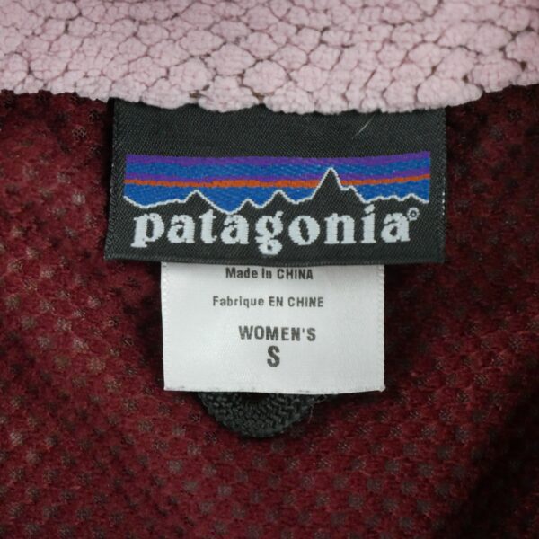 Doudoune femme manches longues rose Patagonia Col Montant QWE2054