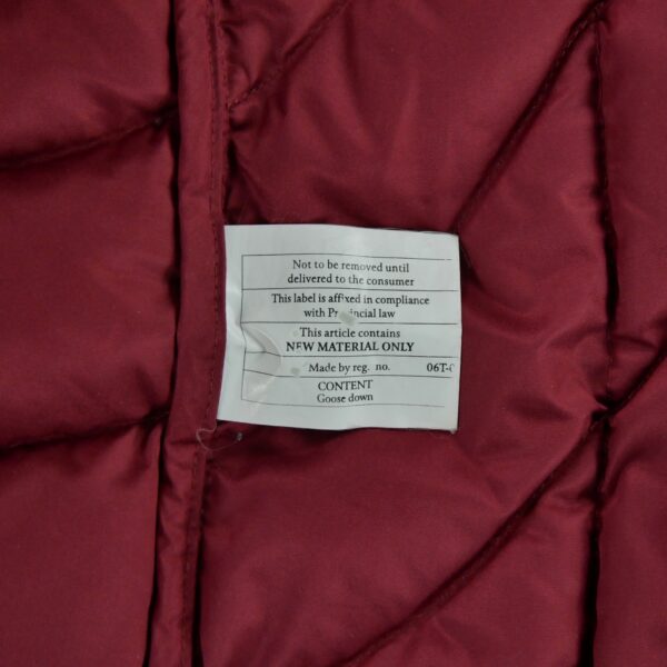Doudoune femme manches longues rouge Patagonia Col Montant QWE1352