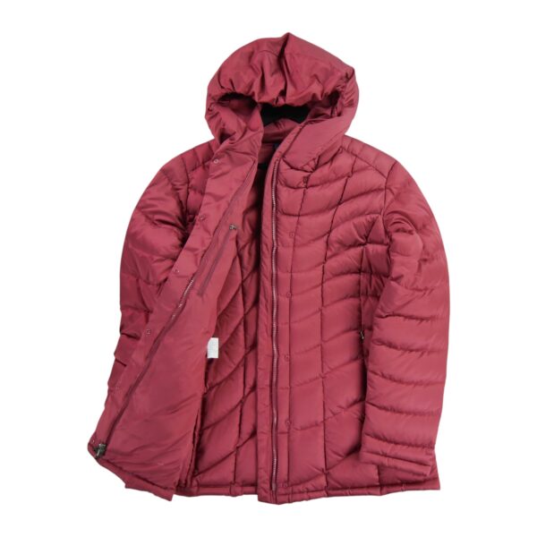 Doudoune femme manches longues rouge Patagonia Col Montant QWE1352