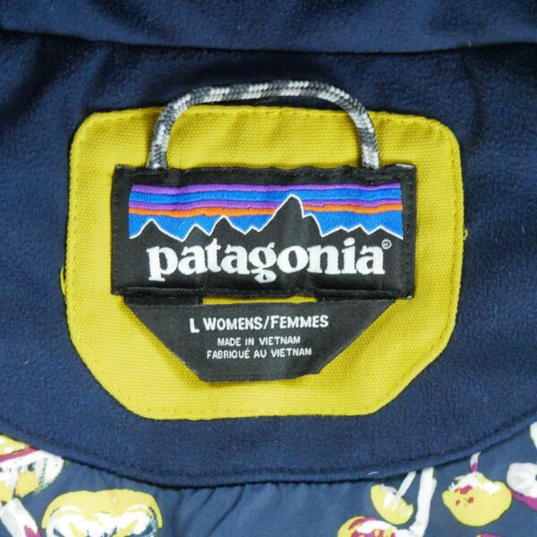 Doudoune femme sans manches jaune Patagonia Col Montant QWE3110