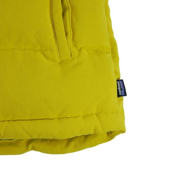 Doudoune femme sans manches jaune Patagonia Col Montant QWE3110