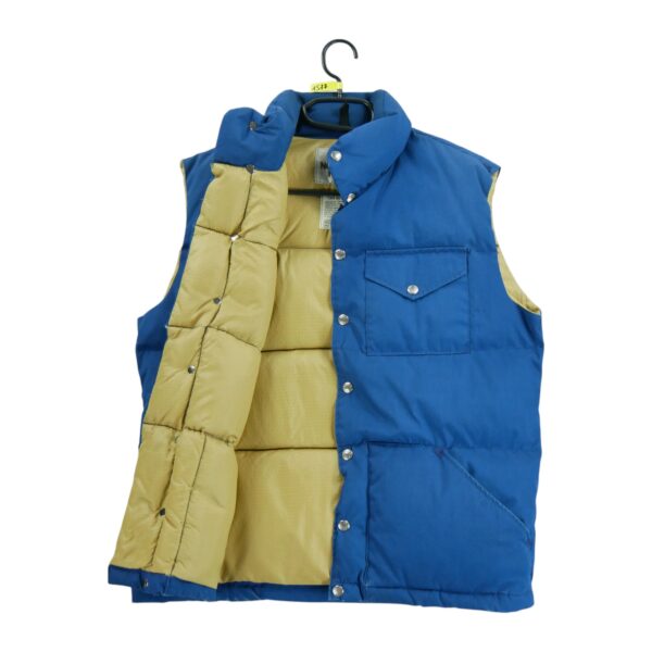 Doudoune homme sans manches bleu The North Face Col Montant QWE1577