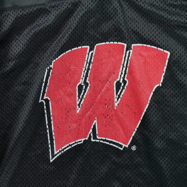 Maillot manches courtes enfant noir Starter Equipe Wisconsin QWE0536