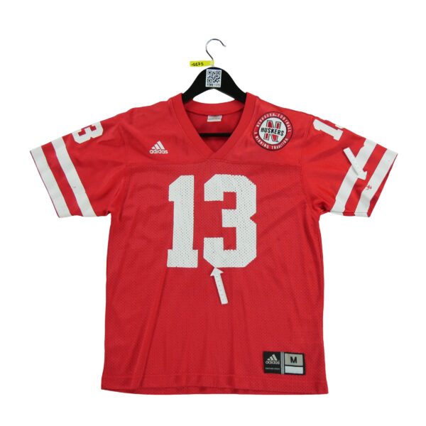 Maillot manches courtes enfant rouge Adidas Equipe Nebraska QWE1175