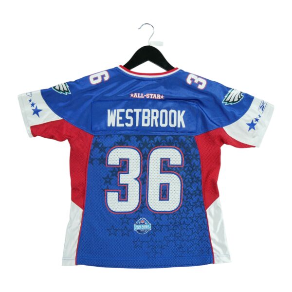 Maillot manches courtes femme bleu Reebok Equipe Philadelphia Eagles QWE3646