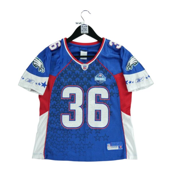 Maillot manches courtes femme bleu Reebok Equipe Philadelphia Eagles QWE3646