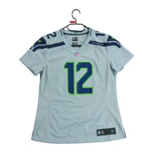 Maillot manches courtes femme gris Nike Equipe Seattle Seahawks QWE2027