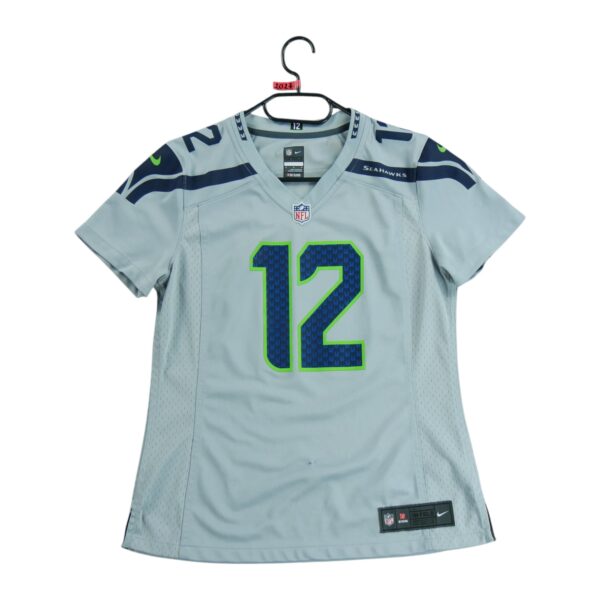 Maillot manches courtes femme gris Nike Equipe Seattle Seahawks QWE2027