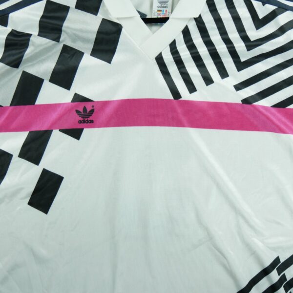 Maillot manches courtes homme blanc Adidas QWE0207