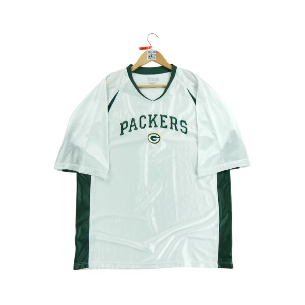 Maillot manches courtes homme blanc NFL Equipe Green Bay Packers QWE2163