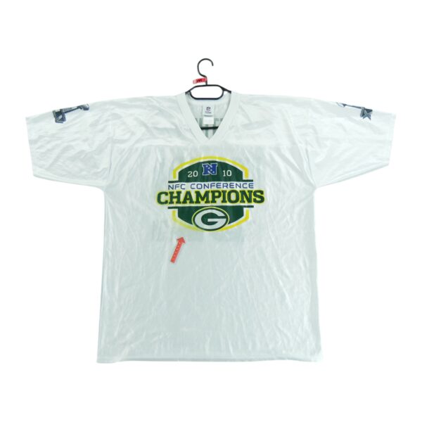 Maillot manches courtes homme blanc NFL Team Apparel Equipe Green Bay Packers QWE2311