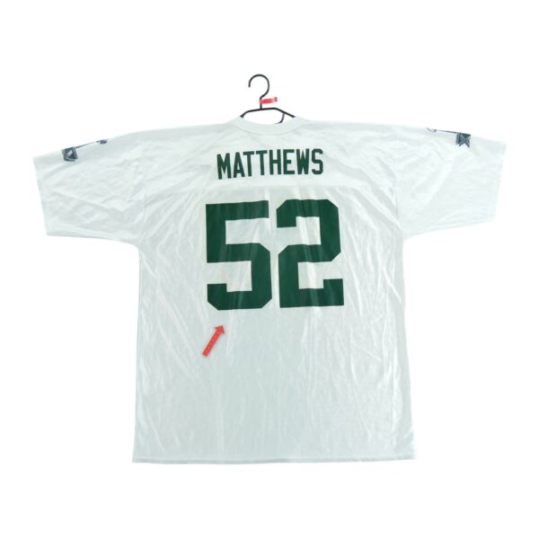 Maillot manches courtes homme blanc NFL Team Apparel Equipe Green Bay Packers QWE2311