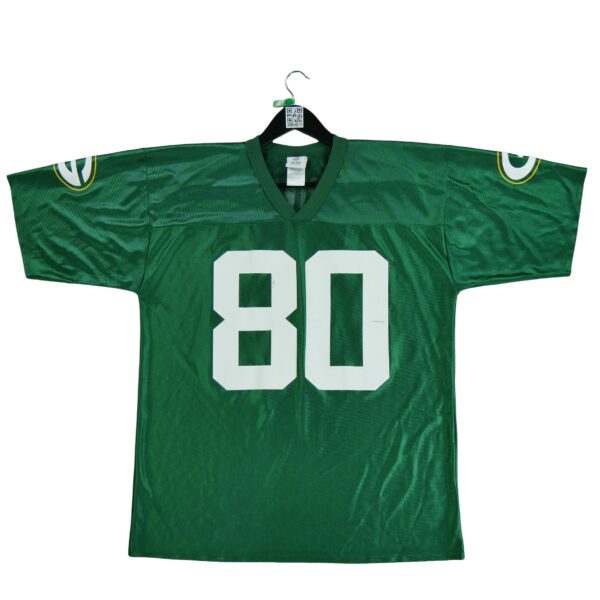 Maillot manches courtes homme vert NFL Team Apparel Equipe Green Bay Packers QWE0270