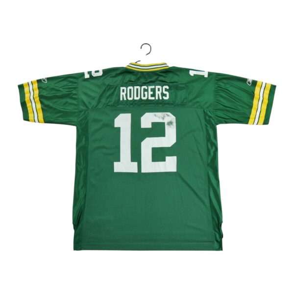 Maillot manches courtes homme vert Reebok Equipe Green Bay Packers QWE2161