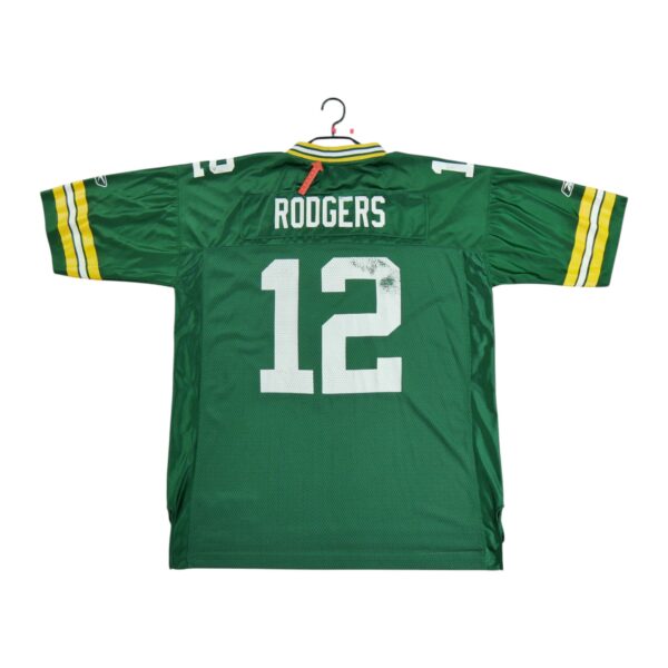 Maillot manches courtes homme vert Reebok Equipe Green Bay Packers QWE2161