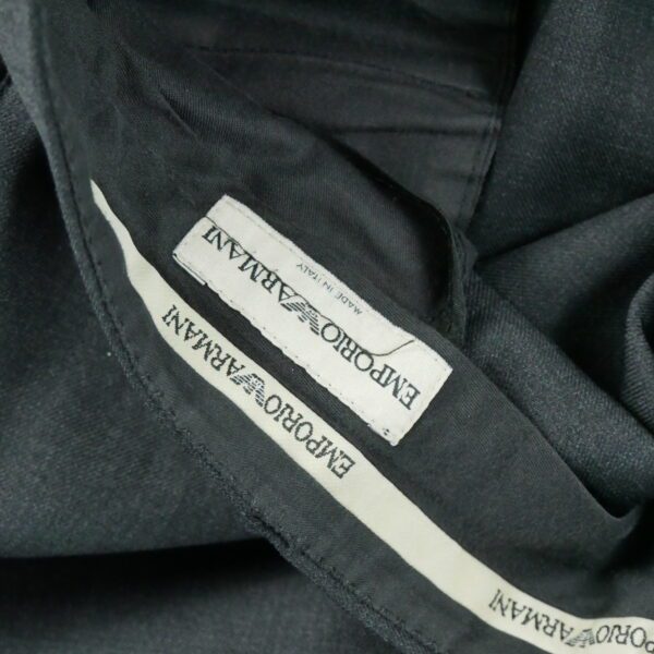 Pantalon classiques homme noir Armani QWE1573