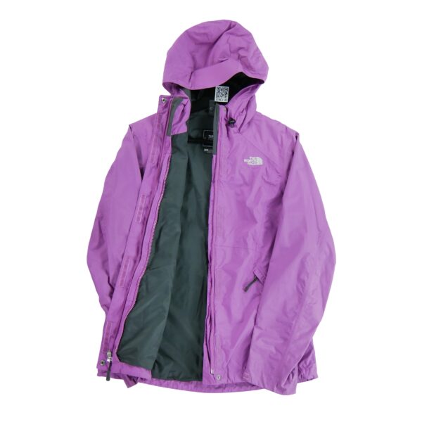 Parka femme manches longues rose The North Face Col Montant QWE3143