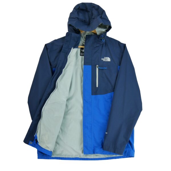 Parka homme manches longues bleu The North Face Col Montant QWE1360
