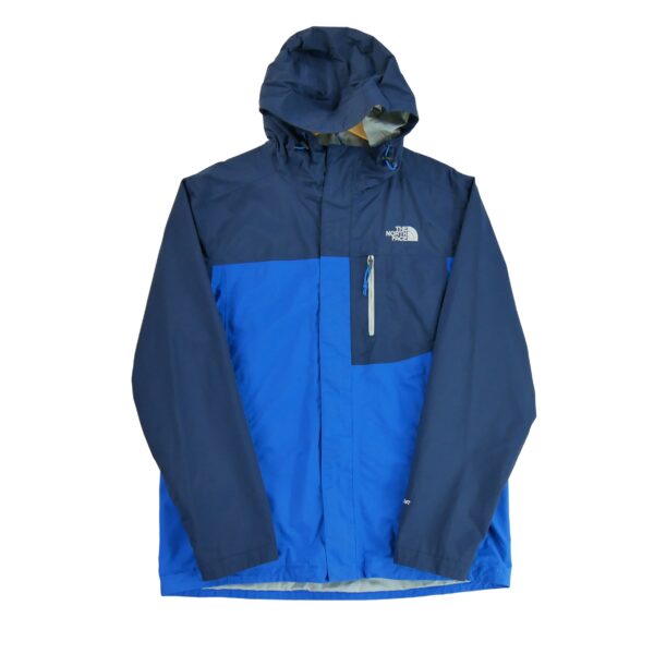 Parka homme manches longues bleu The North Face Col Montant QWE1360