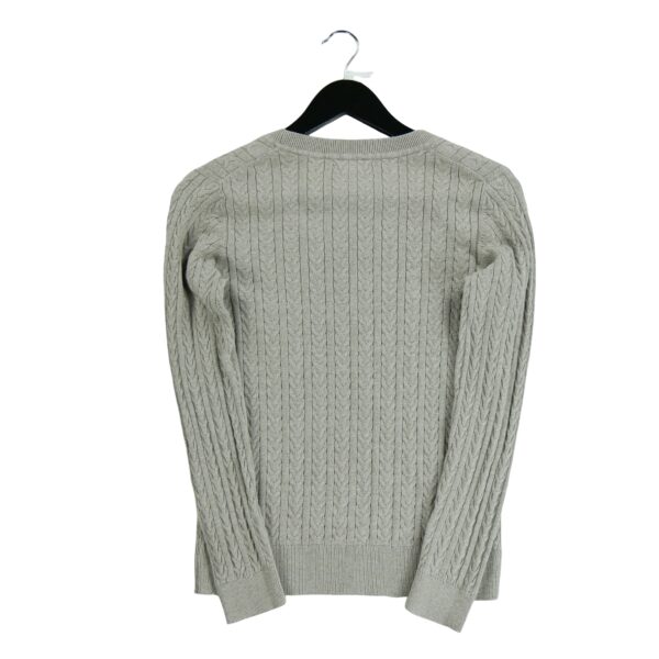 Pull femme manches longues gris Tommy Hilfiger Col Rond QWE3335