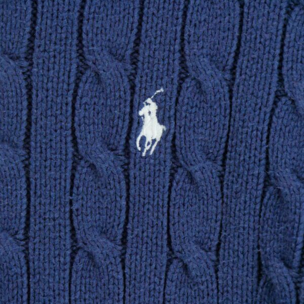 Pull femme manches longues marine Polo Ralph Lauren Col Rond QWE0074