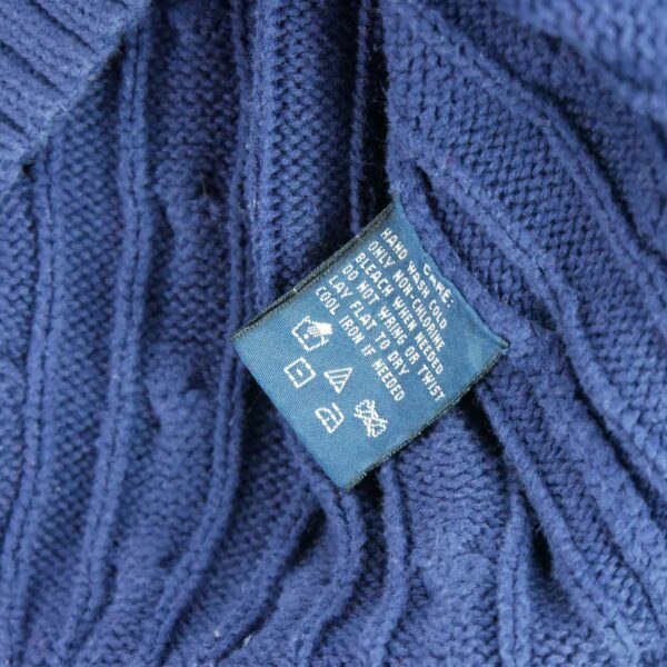 Pull femme manches longues marine Polo Ralph Lauren Col Rond QWE0074