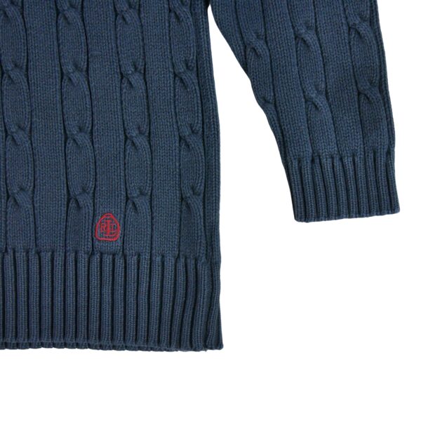 Pull femme manches longues marine Polo Ralph Lauren Col Rond QWE0322