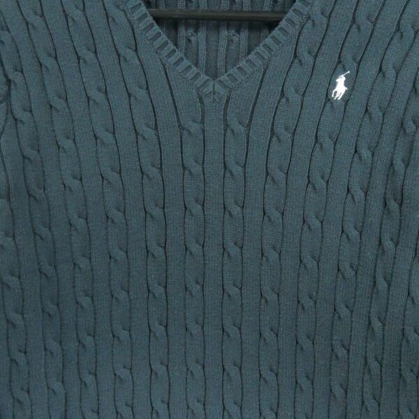Pull femme manches longues noir Polo Ralph Lauren Col Rond QWE3311