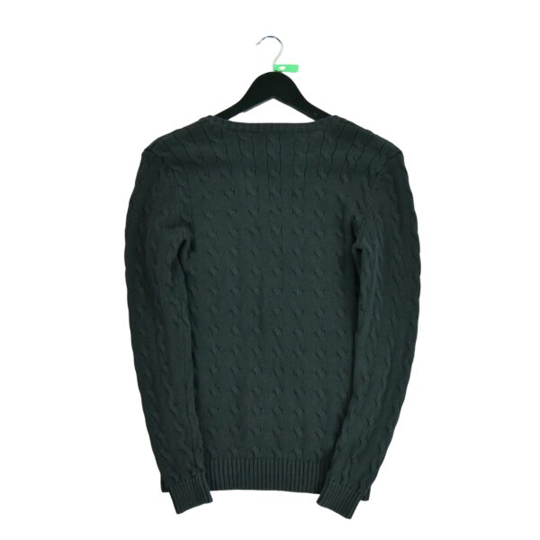 Pull femme manches longues noir Polo Ralph Lauren Col V QWE0511
