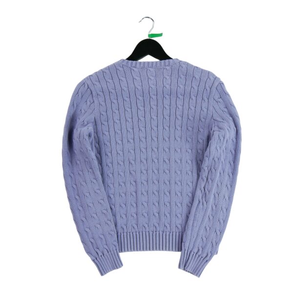 Pull femme manches longues violet Polo Ralph Lauren Col Rond QWE0450