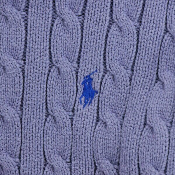 Pull femme manches longues violet Polo Ralph Lauren Col Rond QWE0450