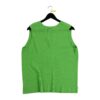 Pull femme sans manches vert fluo Polo Ralph Lauren Col V QWE1170