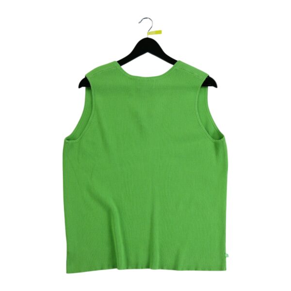 Pull femme sans manches vert fluo Polo Ralph Lauren Col V QWE1170