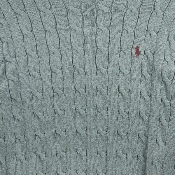 Pull homme manches longues gris Polo Ralph Lauren Col Rond QWE3320