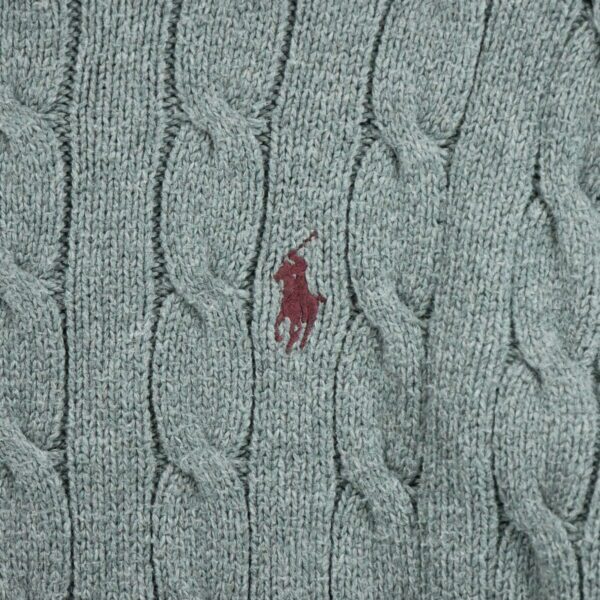 Pull homme manches longues gris Polo Ralph Lauren Col Rond QWE3320