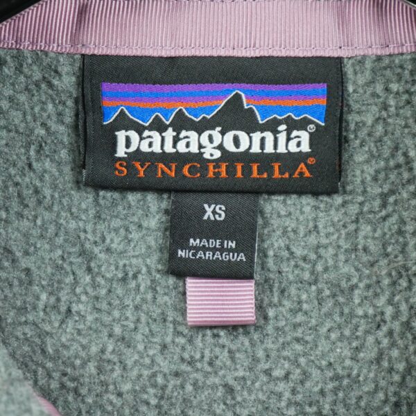 Pull polaires femme manches longues gris Patagonia Col Montant QWE3363