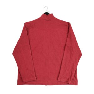 Pull polaires homme manches longues rouge The North Face Col Montant QWE3834