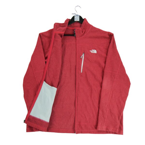 Pull polaires homme manches longues rouge The North Face Col Montant QWE3834