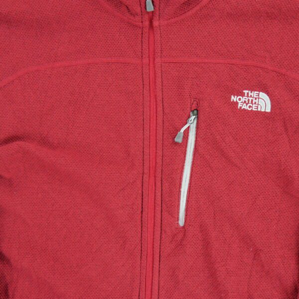Pull polaires homme manches longues rouge The North Face Col Montant QWE3834