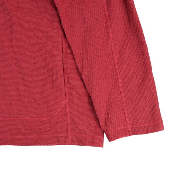 Pull polaires homme manches longues rouge The North Face Col Montant QWE3834