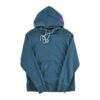 Sweat a capuche femme manches longues bleu Champion Col Rond QWE1186