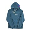 Sweat a capuche femme manches longues bleu Champion Col Rond QWE1186