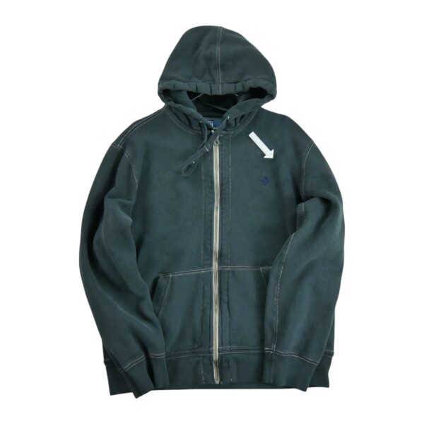 Sweat a capuche homme manches longues gris Polo Ralph Lauren Col Rond QWE2122