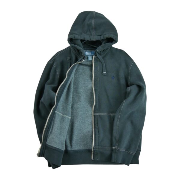 Sweat a capuche homme manches longues gris Polo Ralph Lauren Col Rond QWE2122